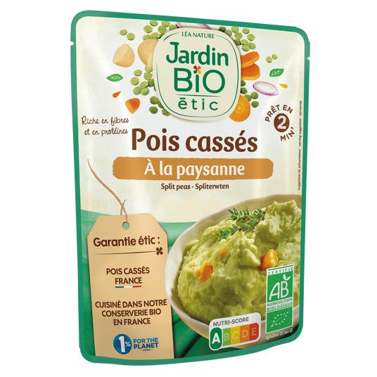 Eau Thermale Jonzac Pois Cassés Bio à La Paysanne