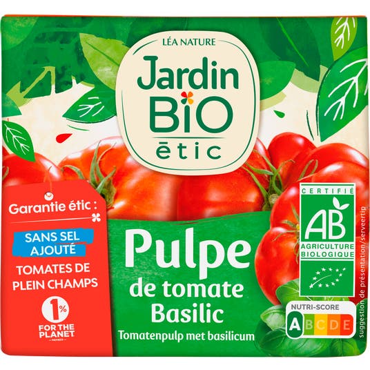 Eau Thermale Jonzac Pulpe De Tomate Au Basilic - Bio