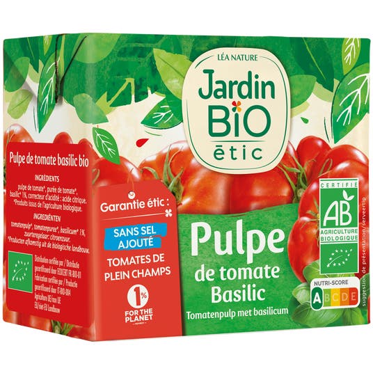 Eau Thermale Jonzac Pulpe De Tomate Au Basilic - Bio