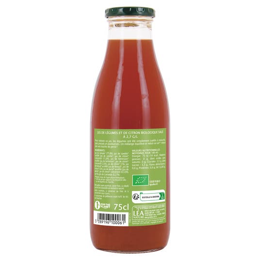 Eau Thermale Jonzac Pur Jus De Légumes - Bio