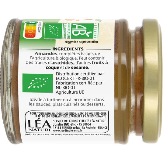 Eau Thermale Jonzac Purée D'amande Complète - Bio