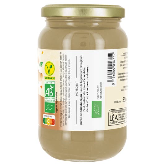 Eau Thermale Jonzac Purée De Noix De Cajou-bio