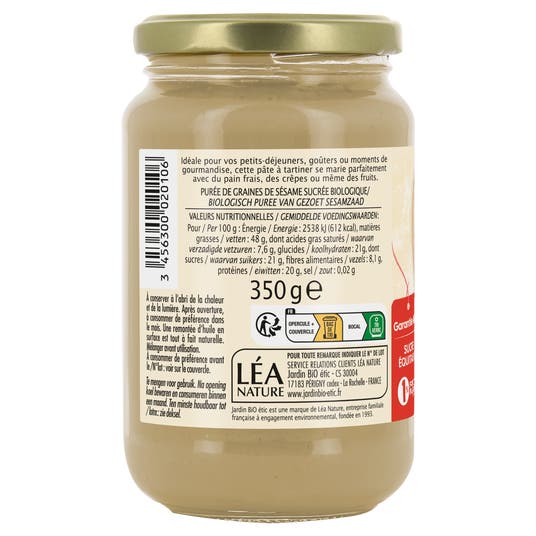 Eau Thermale Jonzac Purée De Sésame Sucrée