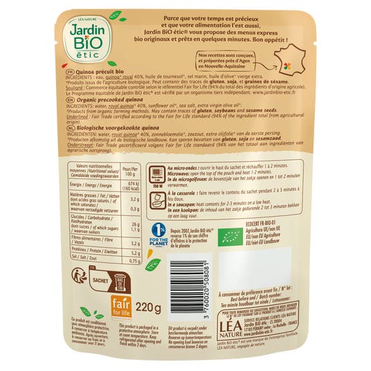 Eau Thermale Jonzac Quinoa Nature - Bio Etic