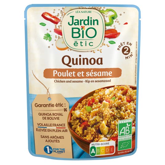Eau Thermale Jonzac Quinoa Poulet Sésame - Bio