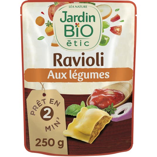eau thermale jonzac Ravioli aux légumes - bio