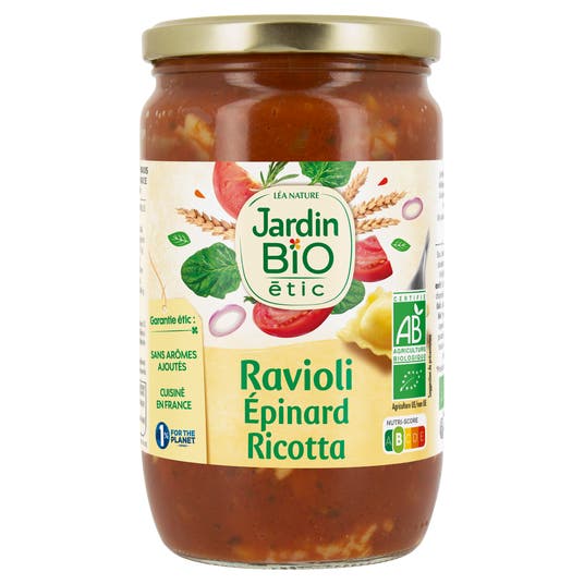 Eau Thermale Jonzac Ravioli Epinards Ricotta - Bio