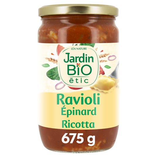 eau thermale jonzac Ravioli epinards ricotta - bio