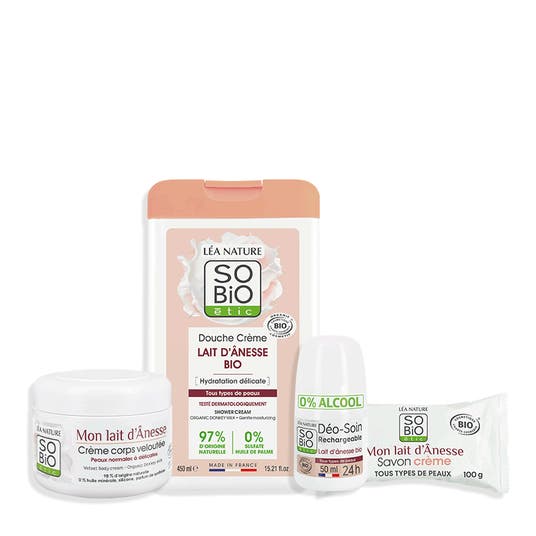 eau thermale jonzac Rituel Lait d'ânesse bio