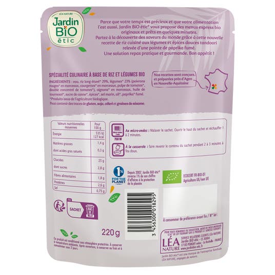 Eau Thermale Jonzac Riz Tandoori