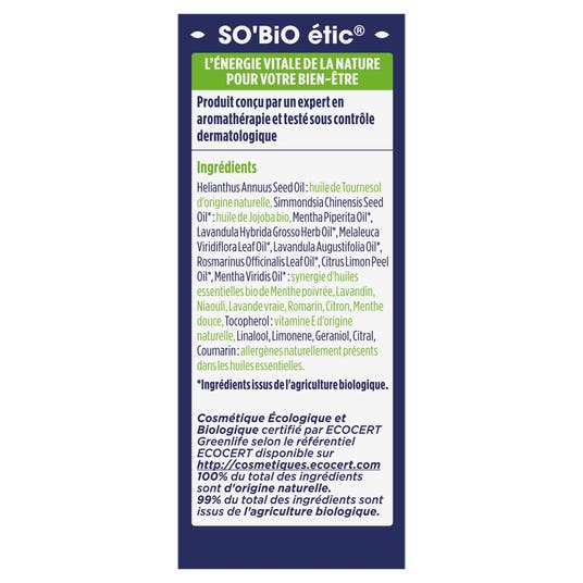 Eau Thermale Jonzac Roll-on SOS Apaisant Tête