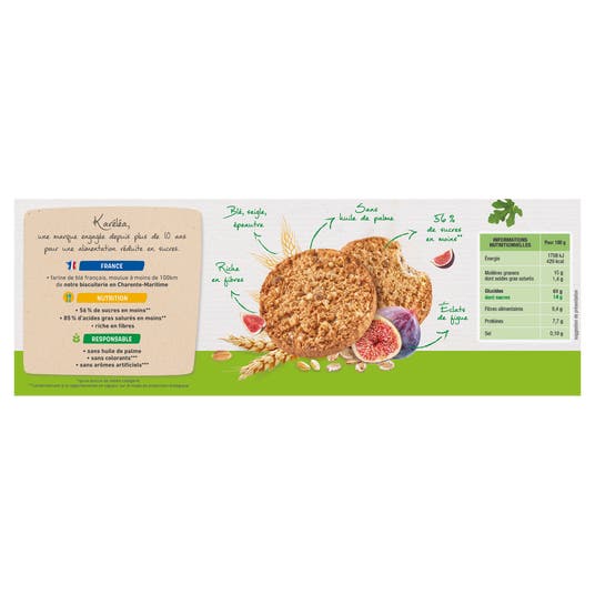 Eau Thermale Jonzac Sablés Céréales Figues Bio