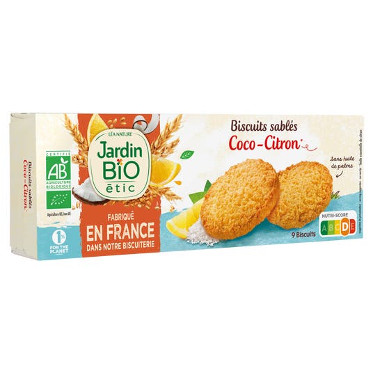 Eau Thermale Jonzac Sablés Coco Citron - Bio