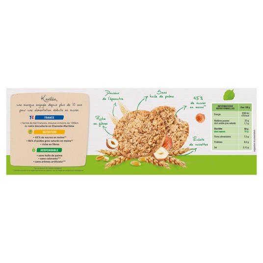 Eau Thermale Jonzac Sablés Epeautre Noisette Bio