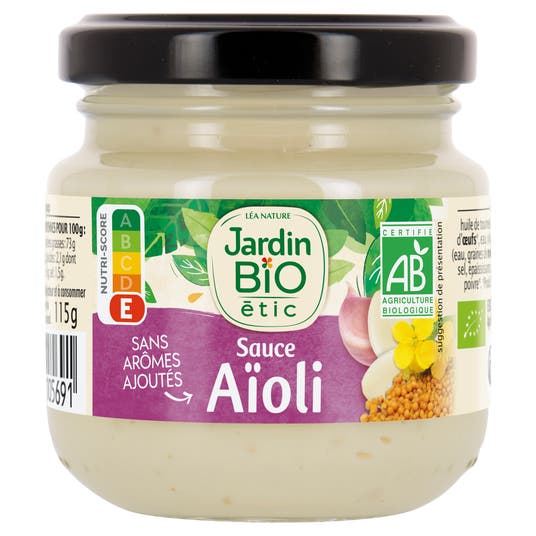 eau thermale jonzac Sauce Aïoli - bio