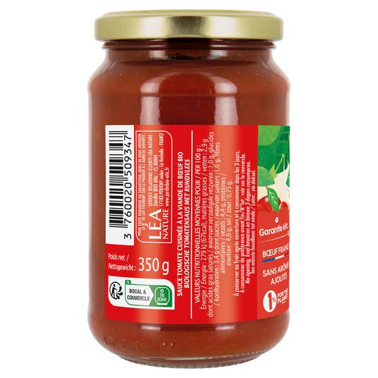 Eau Thermale Jonzac Sauce Bolognaise Au Bœuf - Bio
