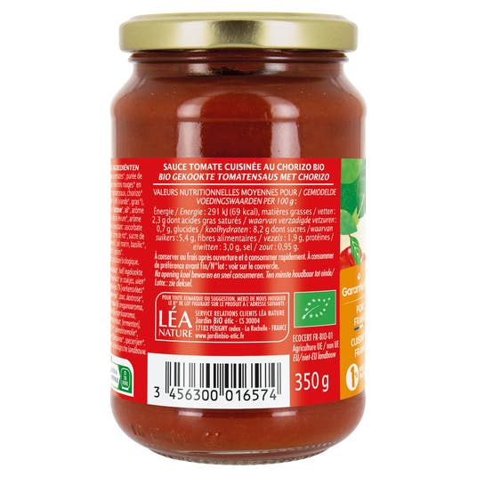 Eau Thermale Jonzac Sauce Bolognaise Chorizo-bio