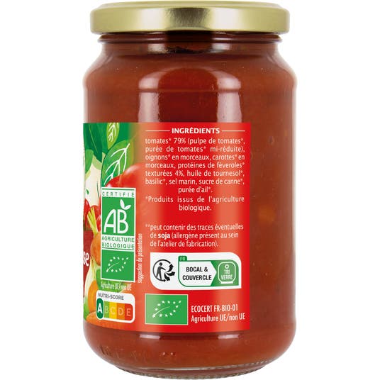 Eau Thermale Jonzac Sauce Bolognaise Veggy