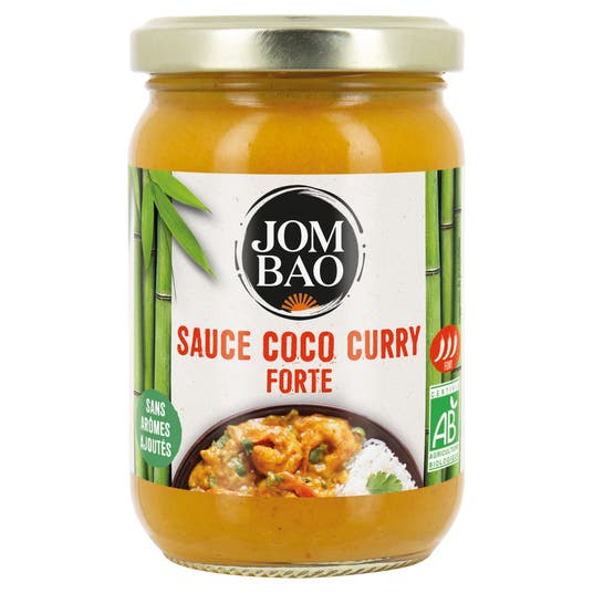 eau thermale jonzac Sauce Coco Curry forte bio