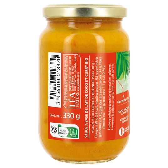 Eau Thermale Jonzac Sauce Curry Au Lait De Coco