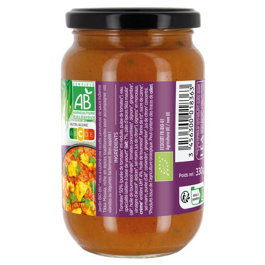 Eau Thermale Jonzac Sauce Tikka Masala