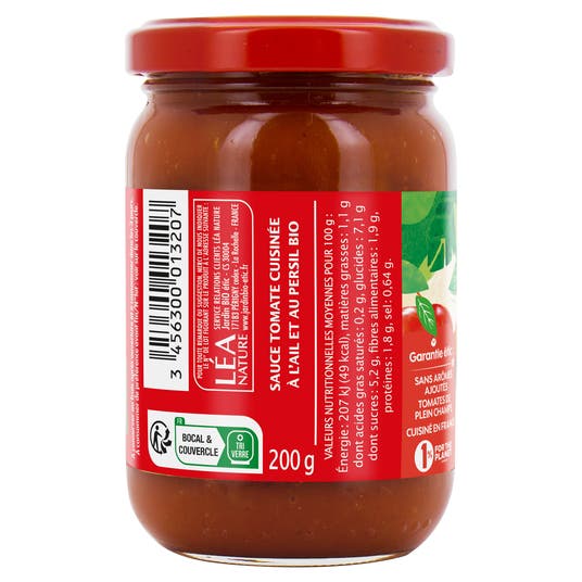 Eau Thermale Jonzac Sauce Tomate Ail Persil - Bio