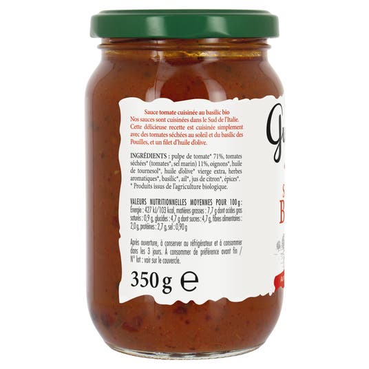 Eau Thermale Jonzac Sauce Tomate Basilico - Bio
