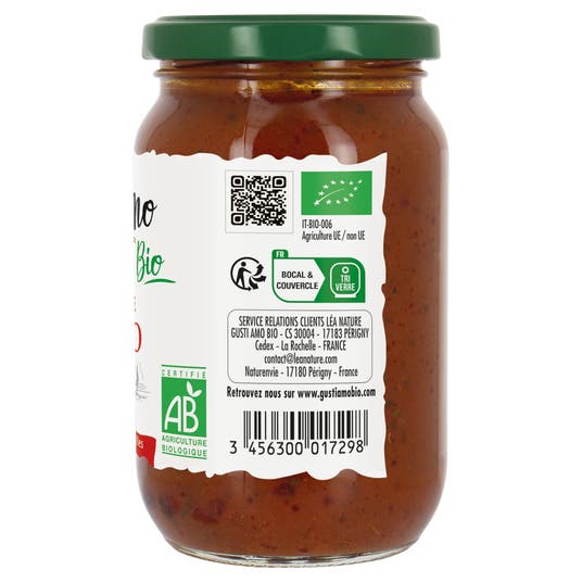 Eau Thermale Jonzac Sauce Tomate Basilico - Bio