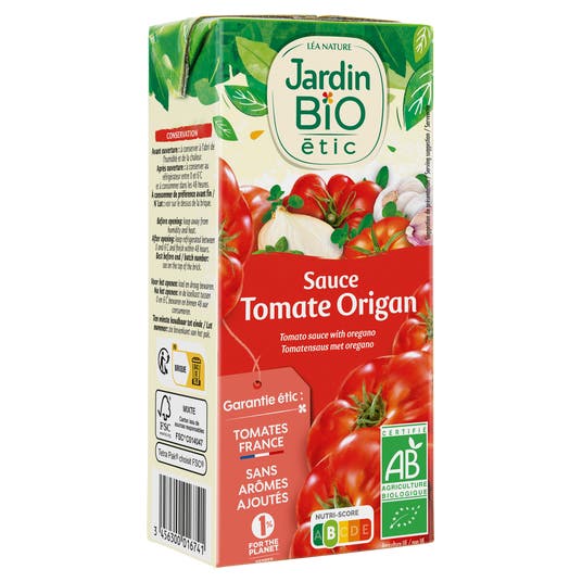 Eau Thermale Jonzac Sauce Tomate Origan-bio