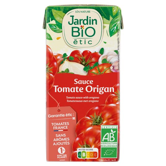 eau thermale jonzac Sauce Tomate Origan-bio