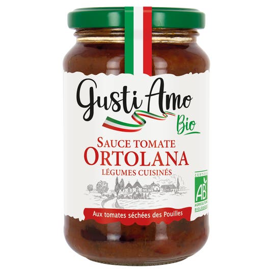 eau thermale jonzac Sauce Tomate Ortolana - bio