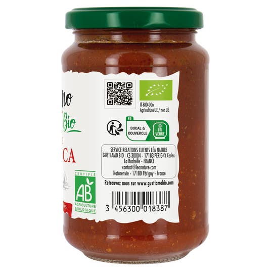 Eau Thermale Jonzac Sauce Tomate Puttanesca - Bio