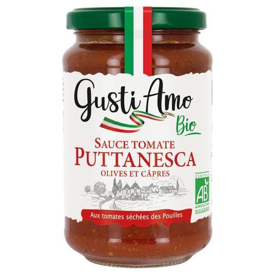 eau thermale jonzac Sauce Tomate Puttanesca - bio
