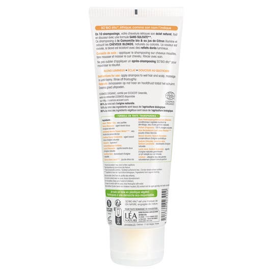 Eau Thermale Jonzac Shampooing Camomille Et Citron