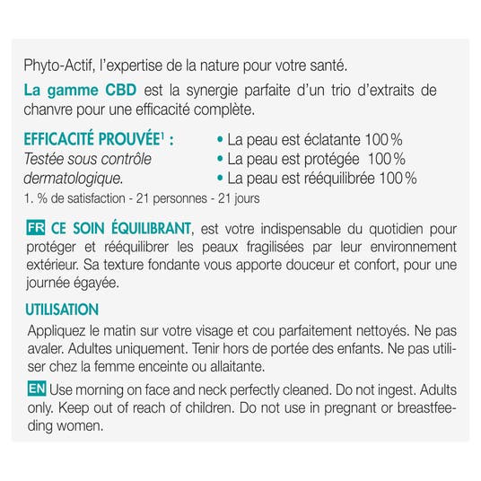 Eau Thermale Jonzac Soin Jour équilibrant CBD