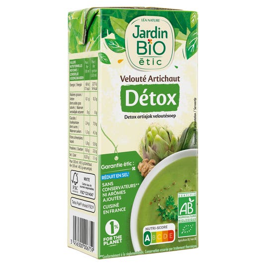 Eau Thermale Jonzac Soupe à L'artichaut Détox - Bio