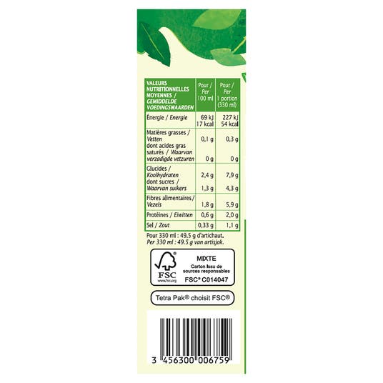 Eau Thermale Jonzac Soupe à L'artichaut Détox - Bio