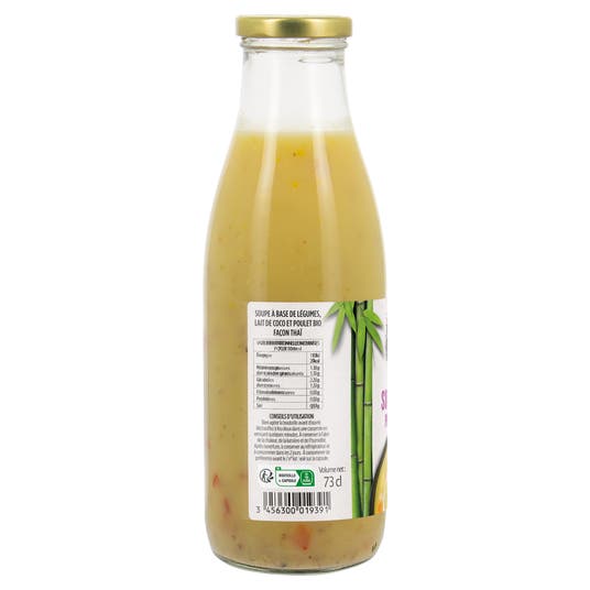 Eau Thermale Jonzac Soupe Thaï Poulet Coco Bio