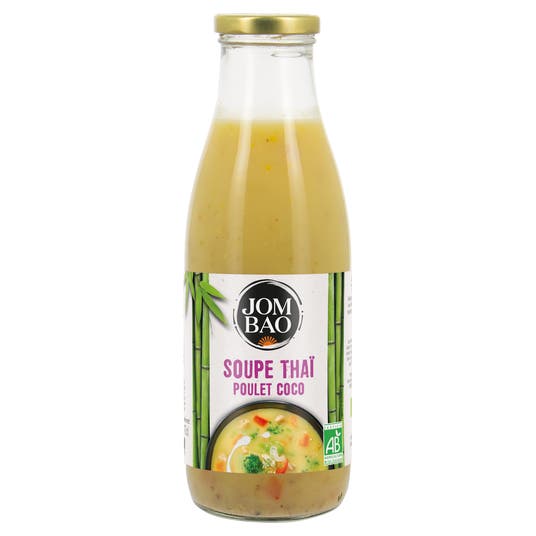 eau thermale jonzac Soupe Thaï Poulet Coco bio