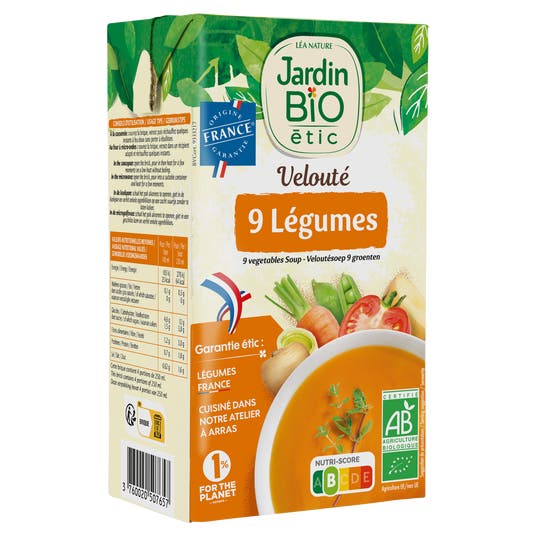 Eau Thermale Jonzac Soupe Veloutée 9 Légumes - Bio