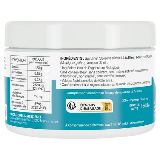 Eau Thermale Jonzac Spiruline & Acérola Bio