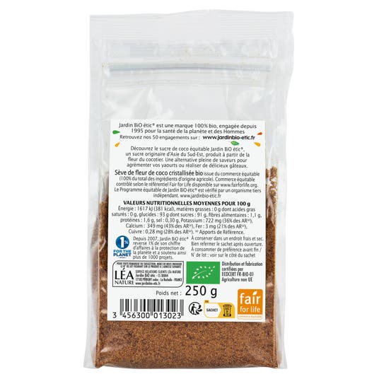 Eau Thermale Jonzac Sucre De Fleur De Coco - Bio