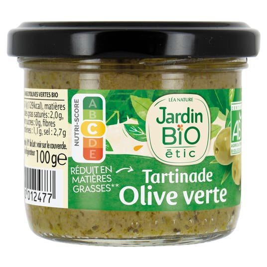 Eau Thermale Jonzac Tartinade Olive Verte - Bio