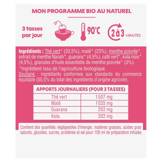 Eau Thermale Jonzac Thé Brûle Graisses - Bio