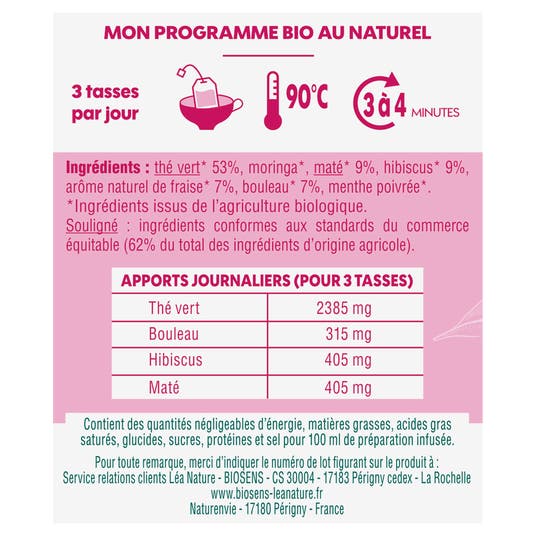 Eau Thermale Jonzac Thé Détox - Bio