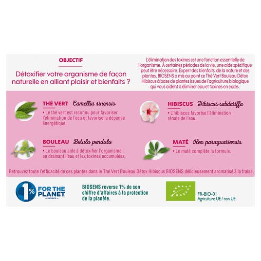 Eau Thermale Jonzac Thé Détox - Bio