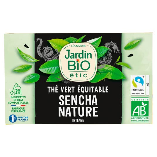 eau thermale jonzac Thé vert Equitable Sencha - bio