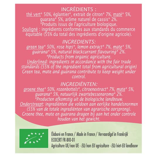 Eau Thermale Jonzac Thé Vert Minceur - Bio