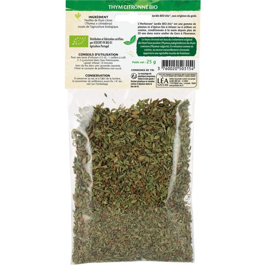 Eau Thermale Jonzac Thym Citronné - Bio