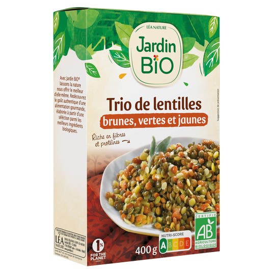 Eau Thermale Jonzac Trio De Lentilles - Bio